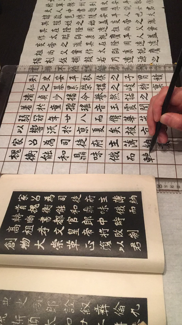 李艺石#李艺石写魏碑书法