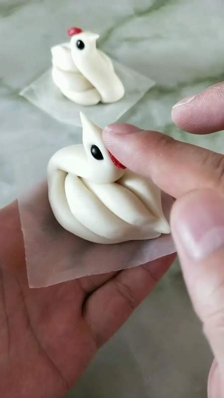 手工面食#这是鸳鸯,还是天鹅?-全民小视频