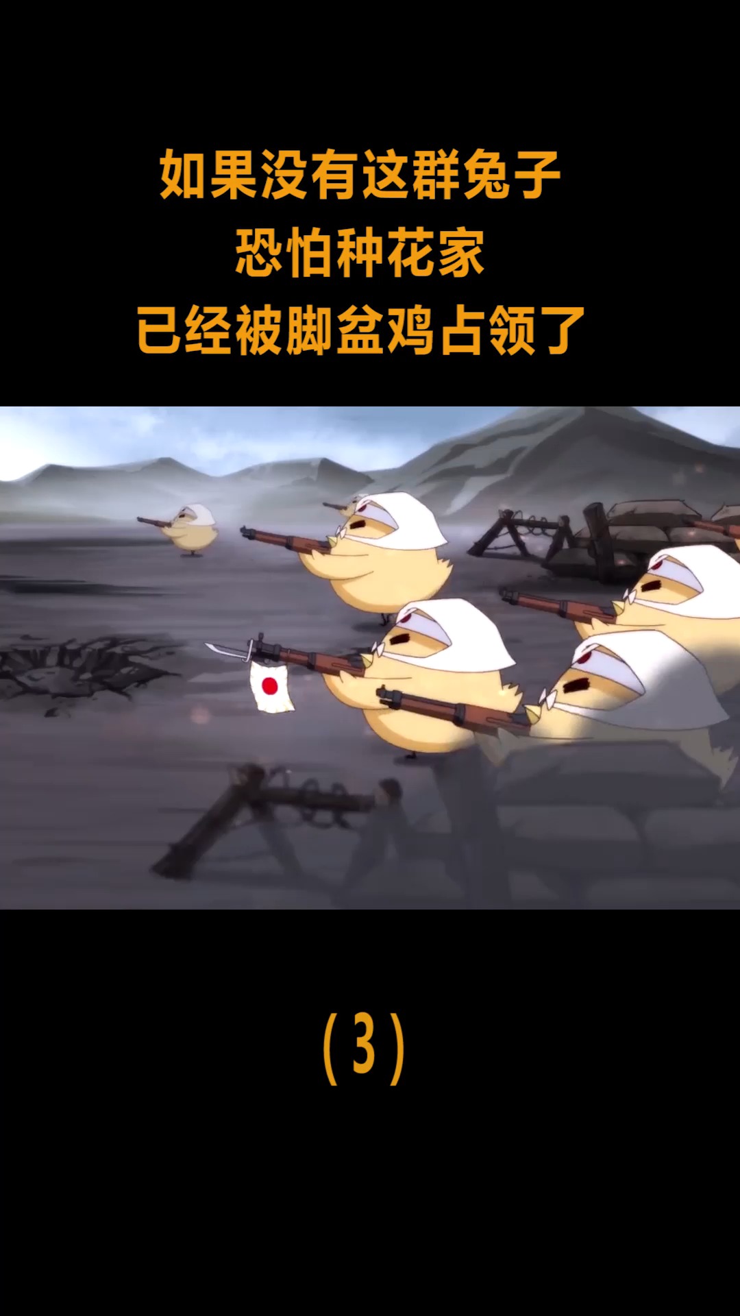 动漫如果没有这群兔子恐怕种花家早被脚盆鸡占了3