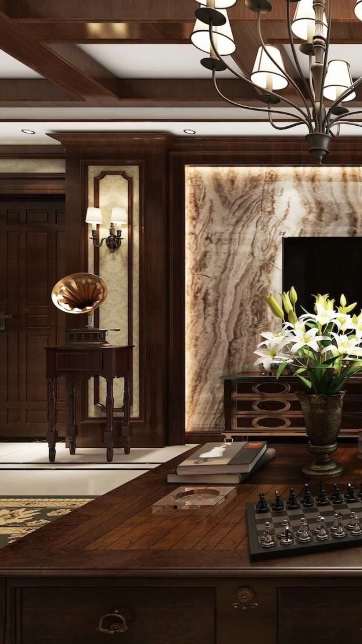 最潮劳动者#石材上墙做电视背景墙就是漂亮,超级奢华