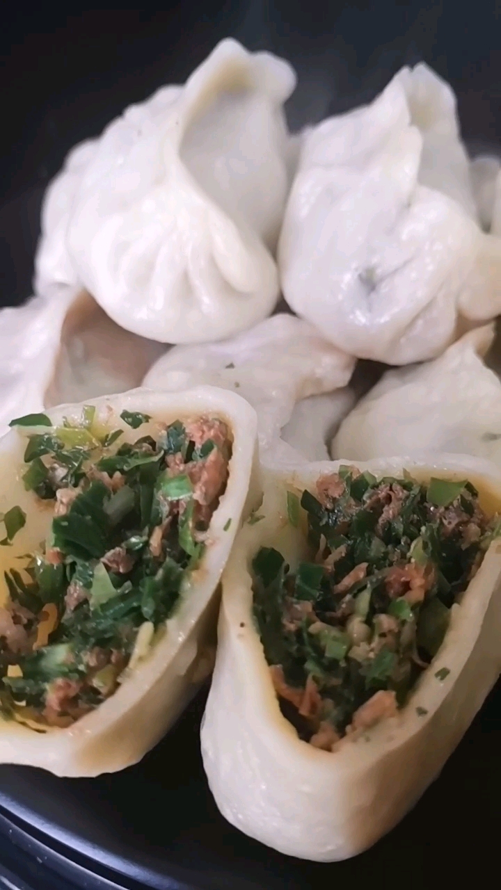 野菜柳蒿芽大蒸饺