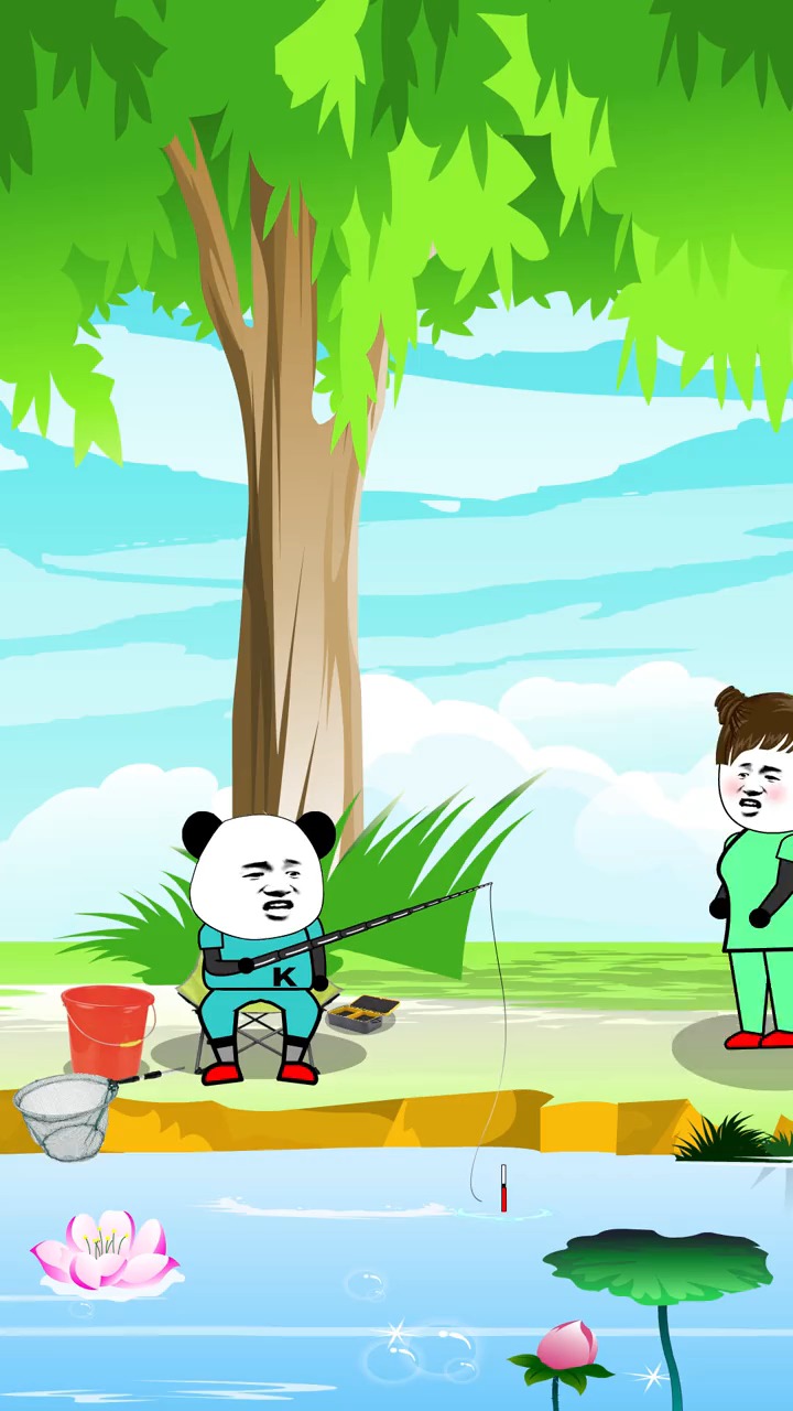 姜子牙钓鱼,愿者上钩,搞笑,动画制作,沙雕