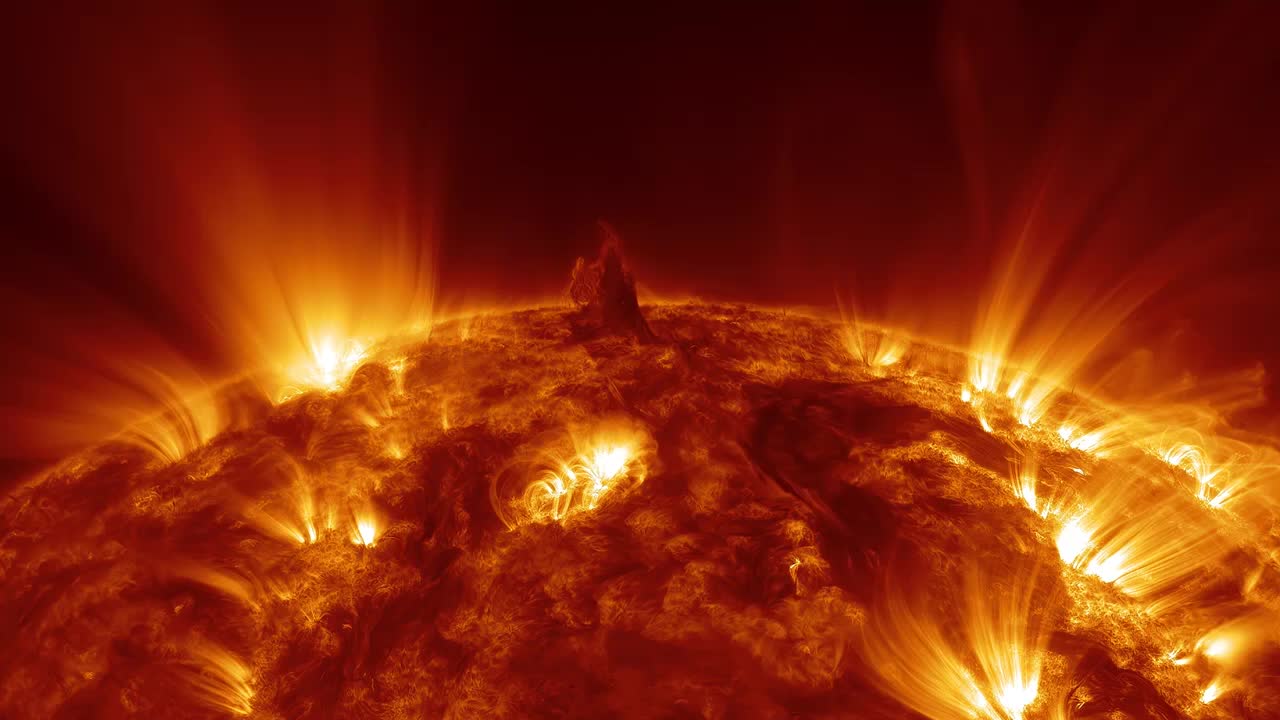 霸气!近距离看太阳的样子,原来是这样的