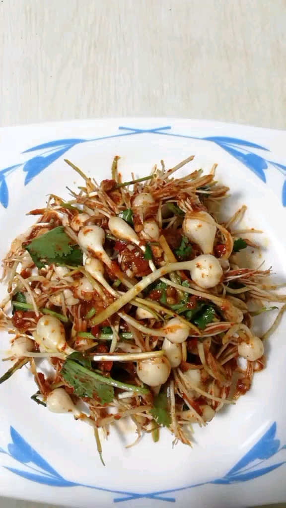 食神大pk#小根菜这样拌特好吃