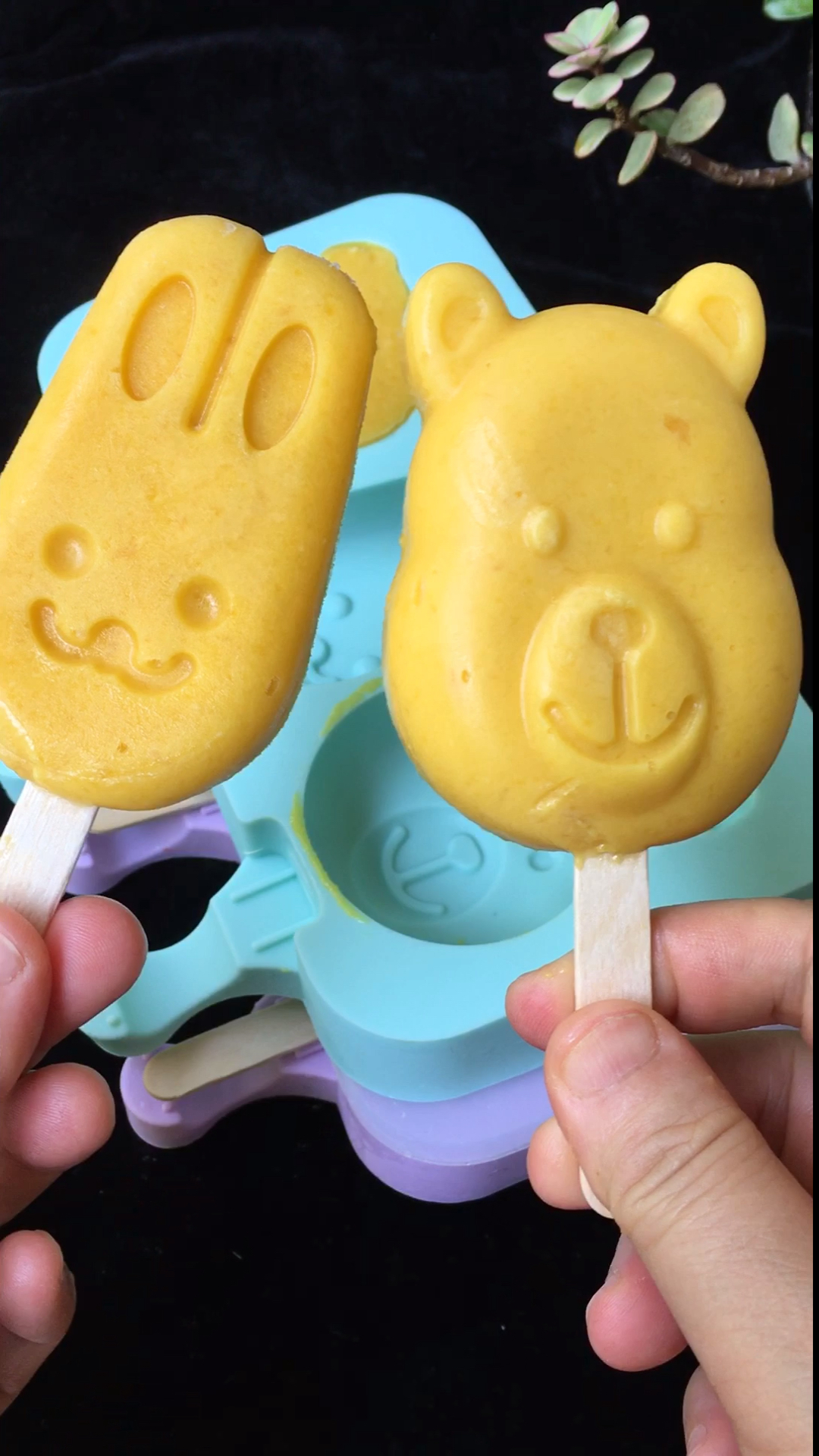 自制美食#miffy小兔兔雪糕来了