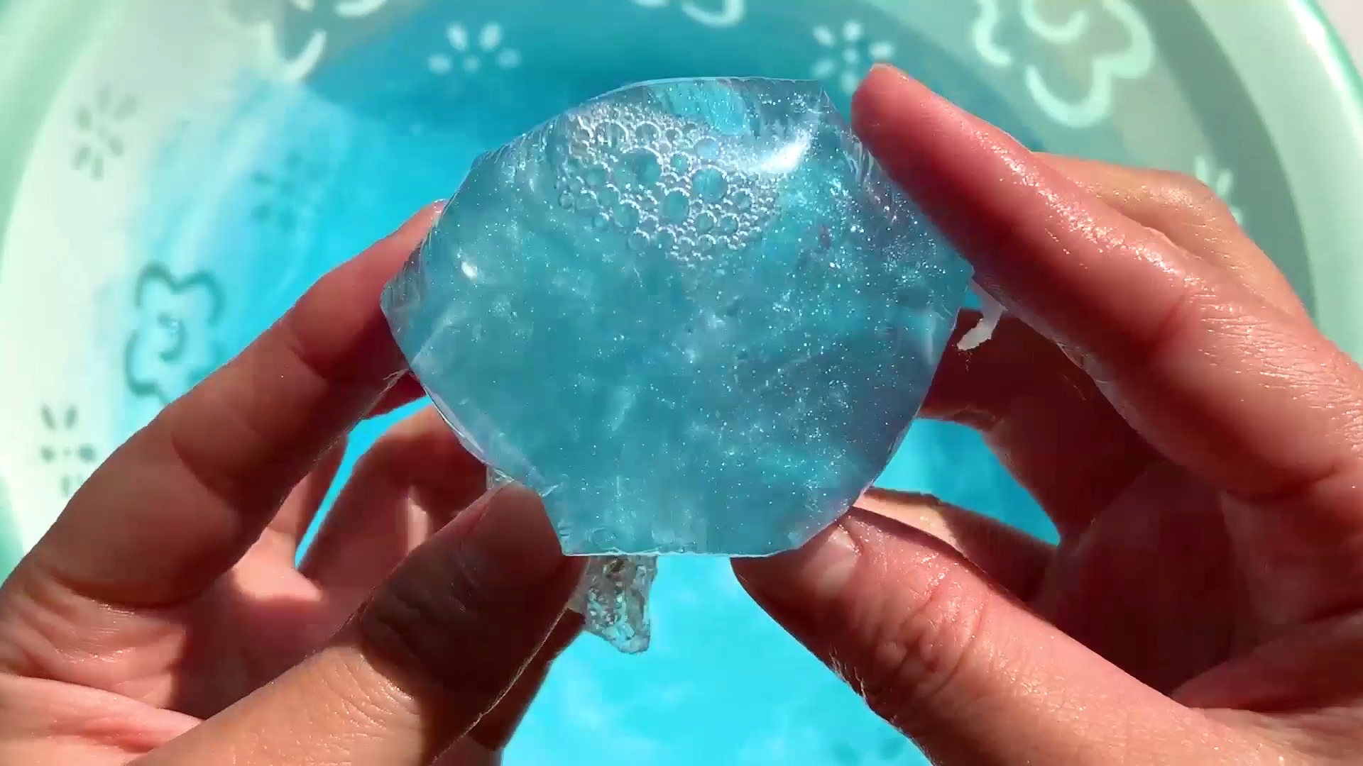 史莱姆#最简单的方法做爆浆水球