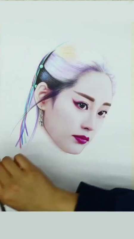 手绘祝绪丹版周芷若,各位的女神来了,速度来领取!