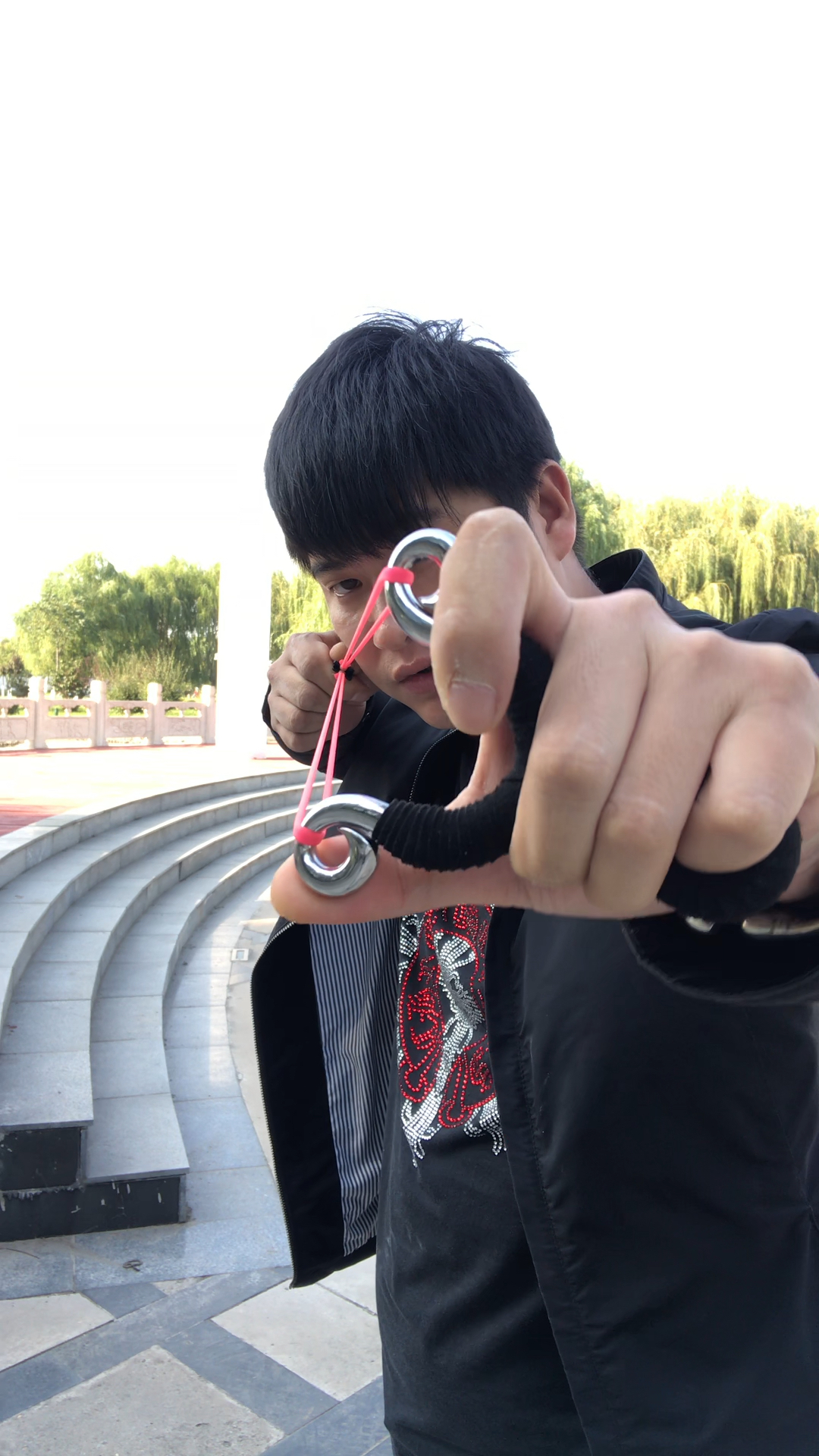 传统斜握瞄点教学