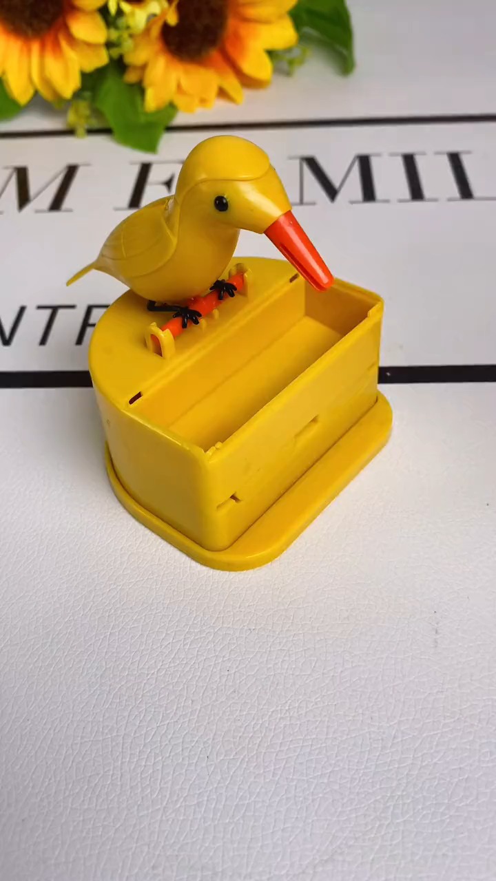 好物推荐#好玩的小鸟牙签盒,估计喝水都开始塞牙了