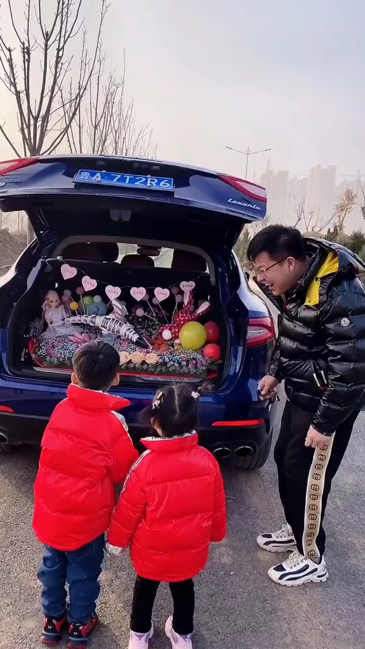 每年孩子过生日我这个当妈的也会有礼物后备箱惊喜 新愿就耀不一样