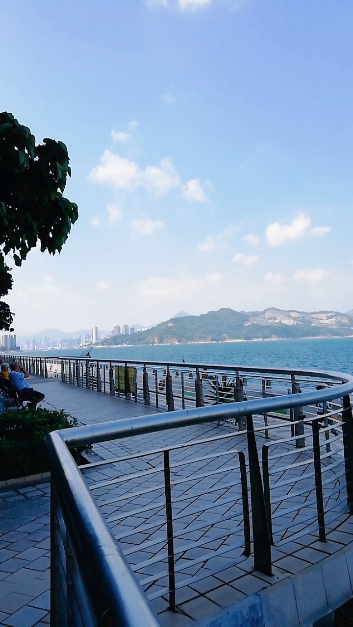 中国香港港岛东区小西湾,维多利亚港东入口美丽景色-度小视