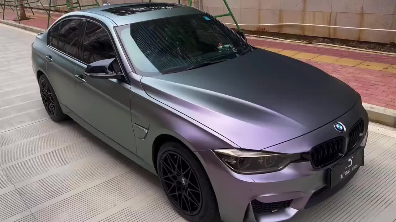 卡普里灰紫 ,ek改色膜宝马3系改色贴膜