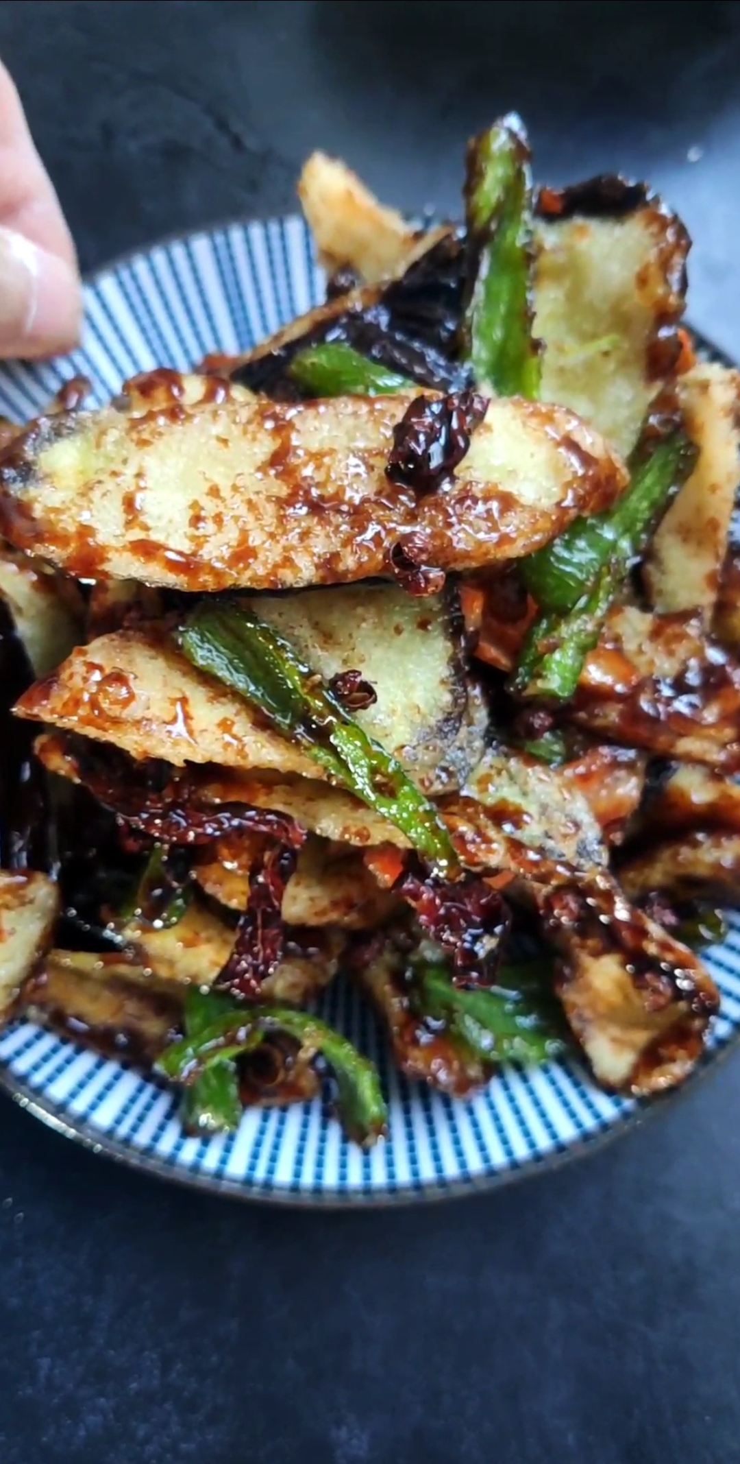 秀出你的拿手菜#焦糖茄子出锅了