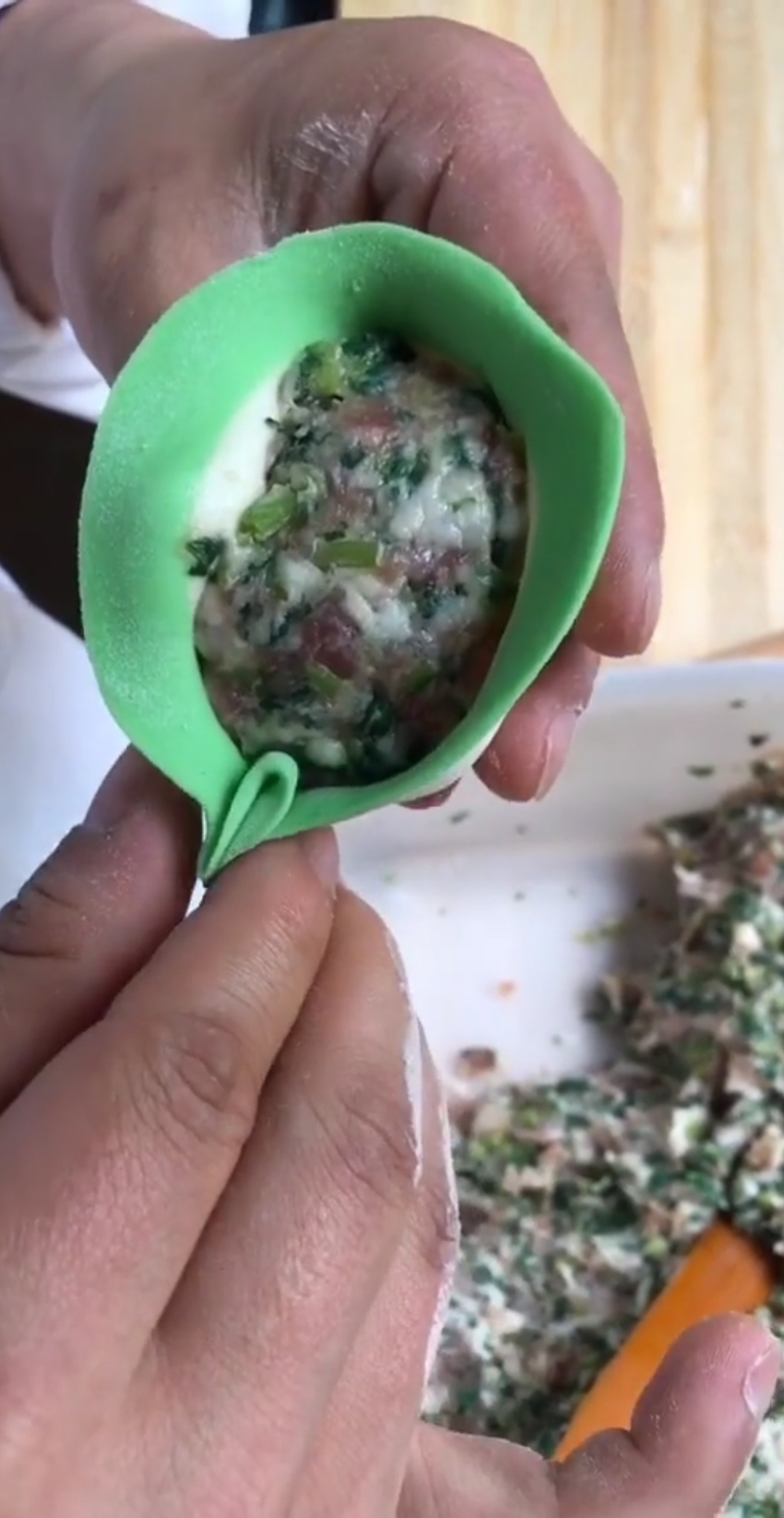 美食#麦穗饺子看手法!慢动作手法哦!-度小视