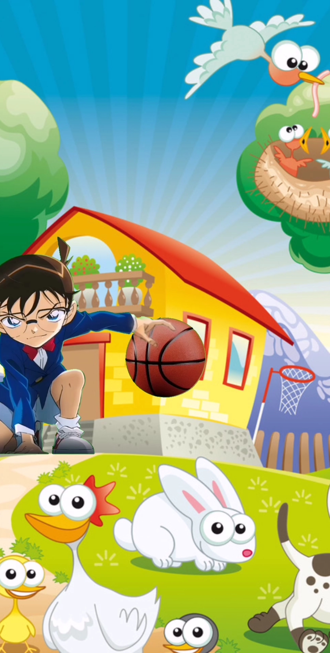 截图小游戏#你能找到柯南的篮球吗?