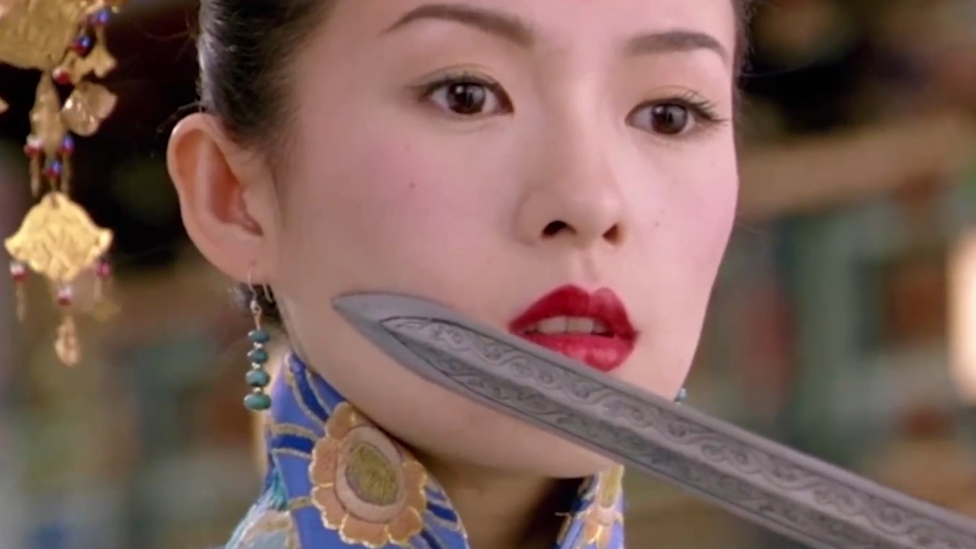 十面埋伏:章子怡饰演盲人难辨真假,影后告诉你什么叫演技-度小视