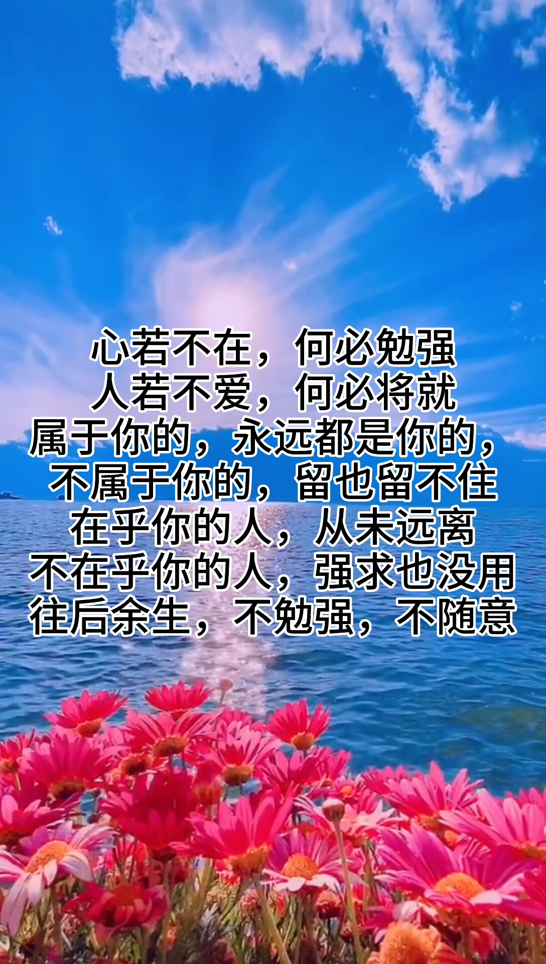 热爱全民我要上热门#往后余生,不勉强,不将就