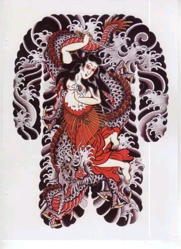 纹身#传统全甲画稿!