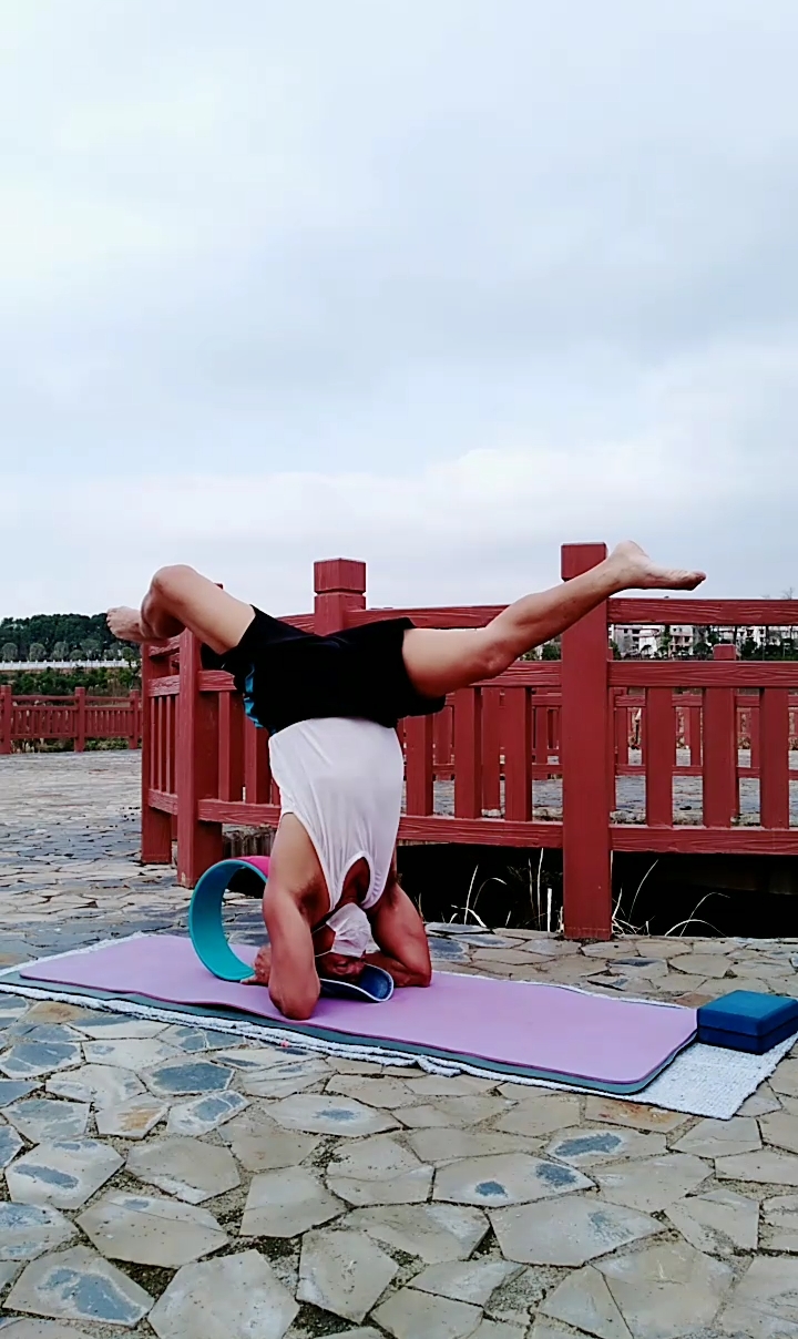 健身宁教练传递健身正能量#手肘倒立练习