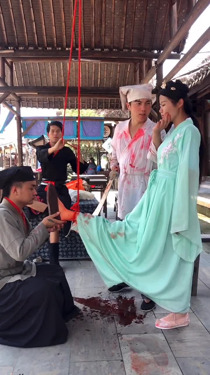 影视剧砍脚画面就是这么来的