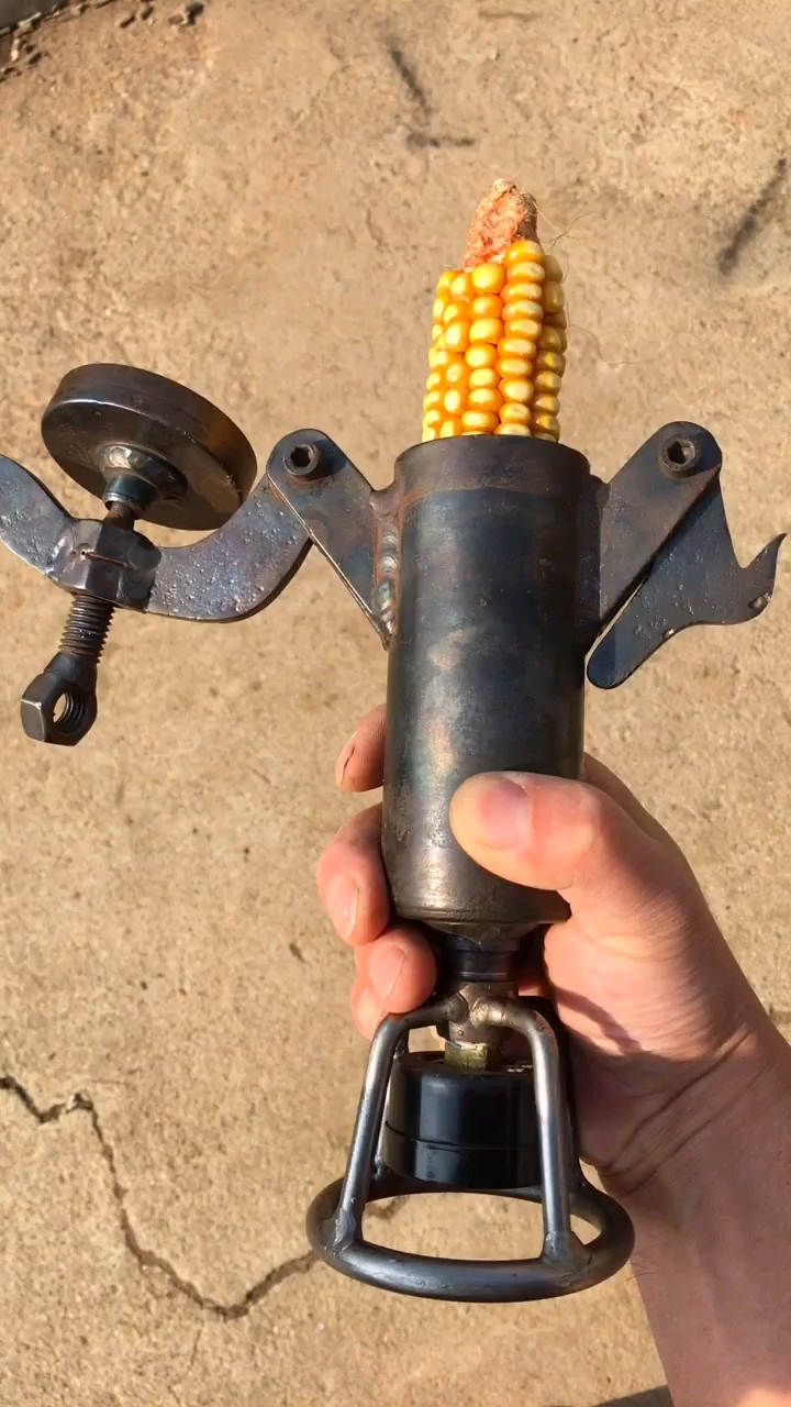 自制小型爆米花机