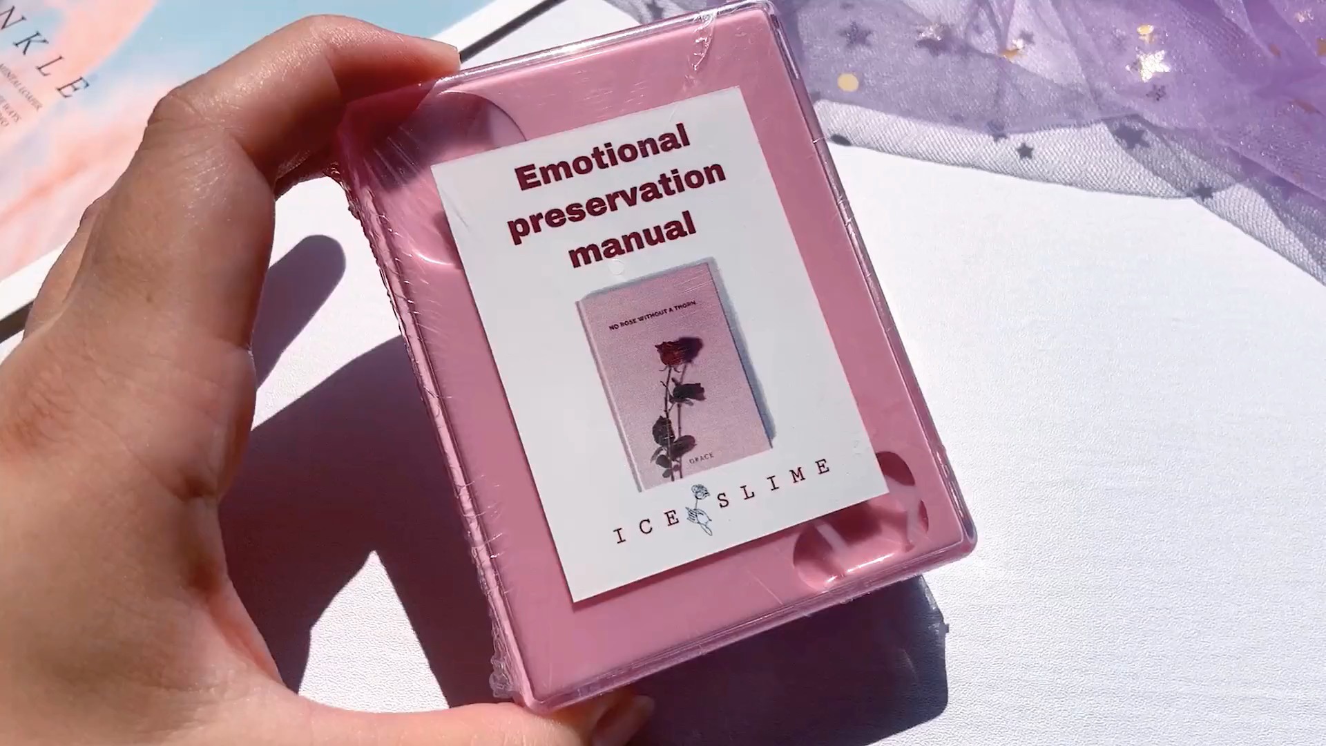 轻知计划#冰琪无硼砂slimepk,恋爱手册vs厚切香芋卷,两种手感谁更