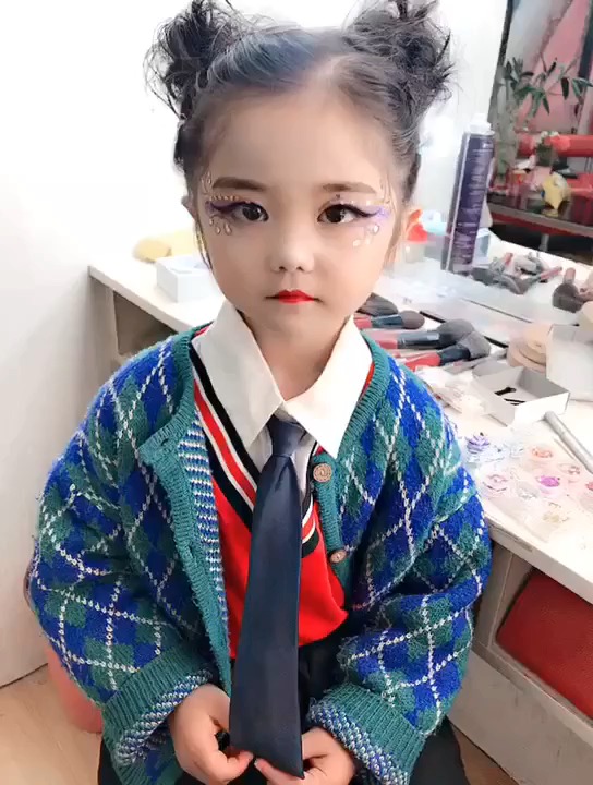 儿童舞台妆