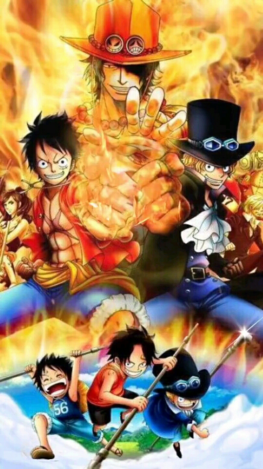 路飞,艾斯,萨博三兄弟