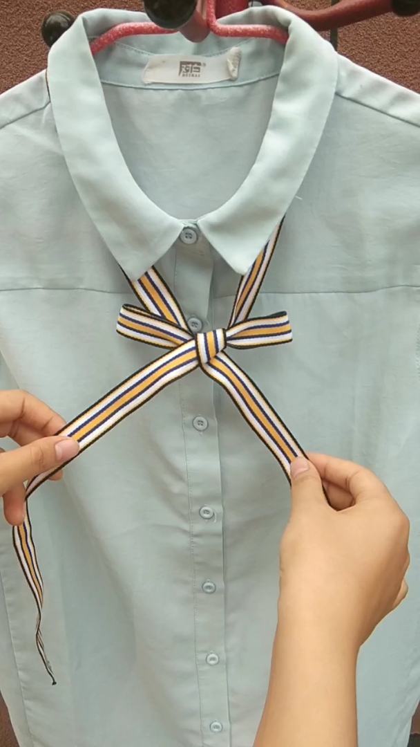 最爱之城#衣服结这样系穿上才有面!