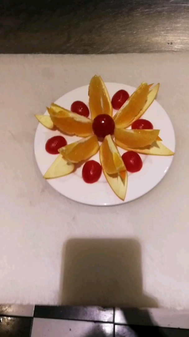 2019,立个新年flag#橙子摆盘切法 新年招待客人