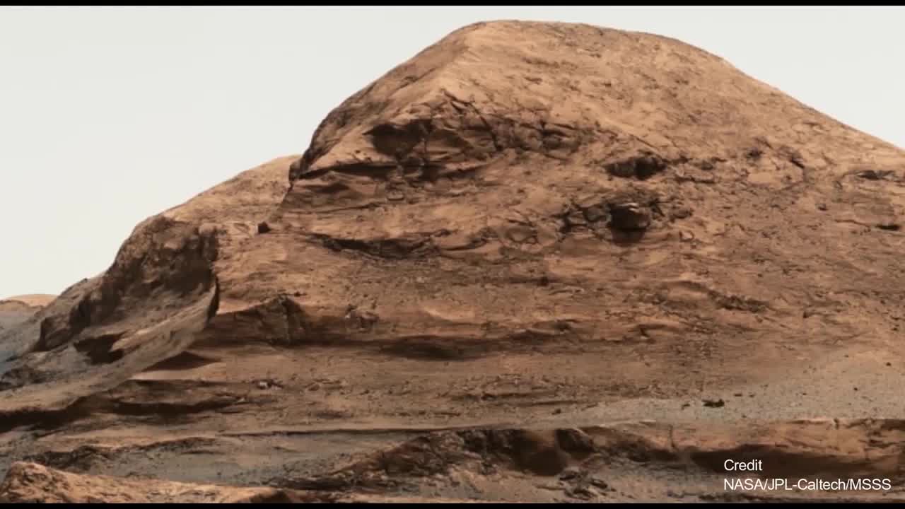 nasa捕捉到火星上火山喷发的古老迹象