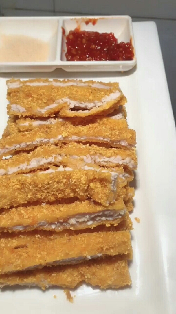 香酥里脊肉排,老少皆宜.