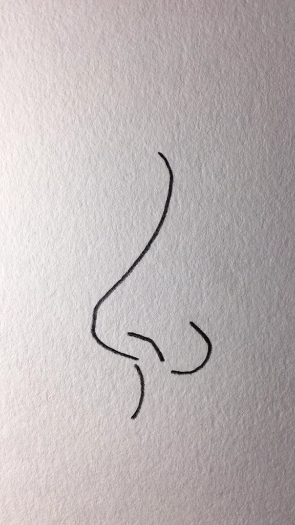 简笔画#鼻子的快速画法,你学会了吗?