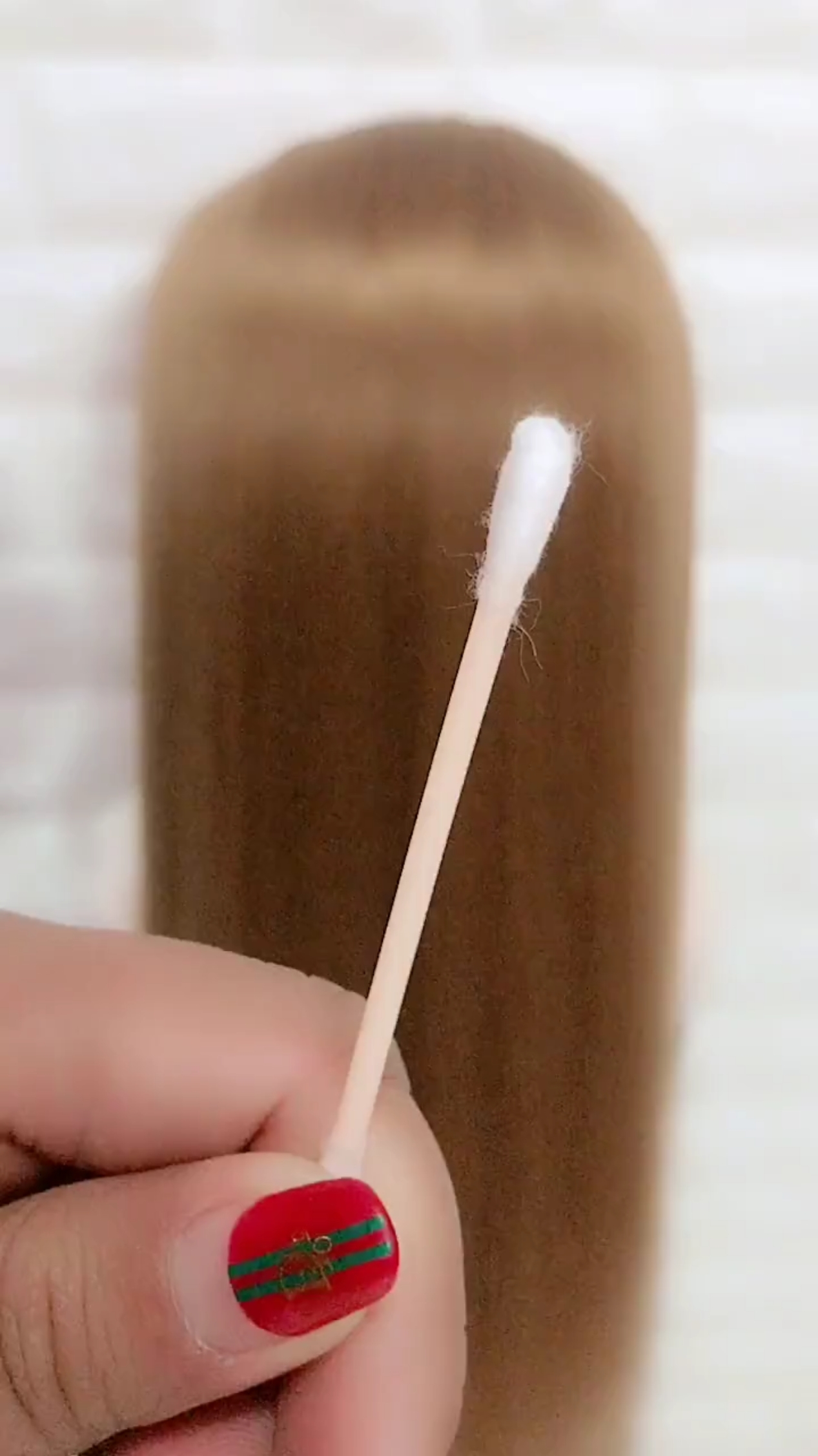一根棉签一个发型