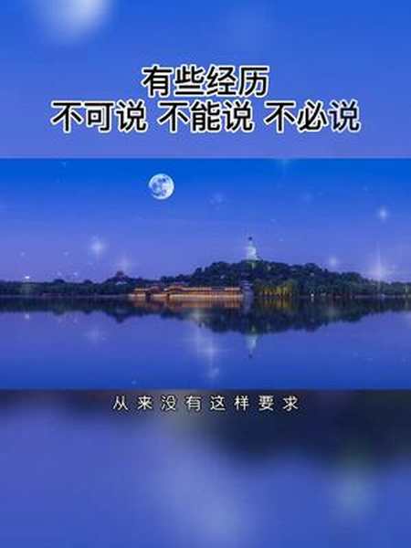 经历不可说不能说不必说沉默并不是无话可说而是一言难尽-全民小视频
