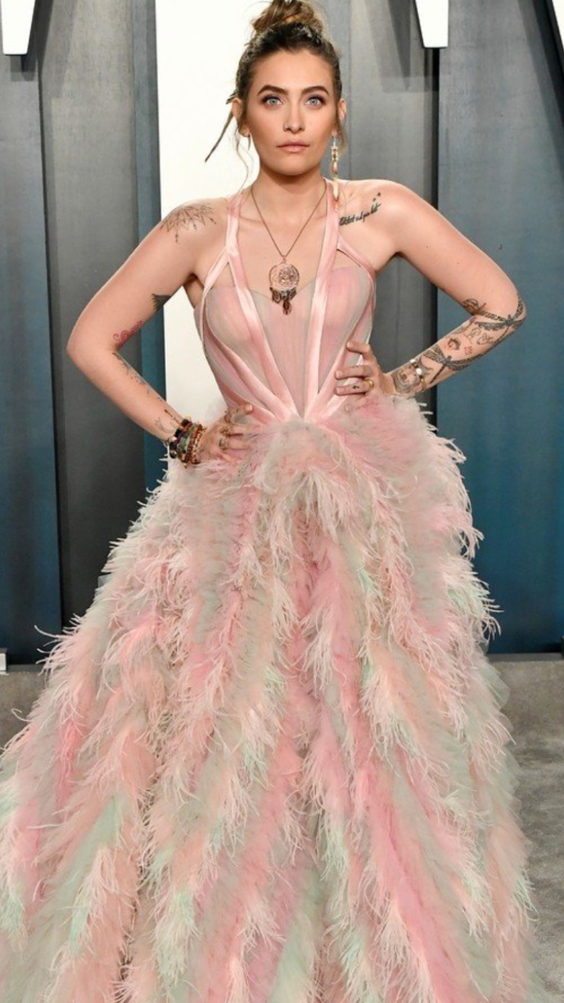 迈克尔杰克逊#她是迈克尔杰克逊唯一的女儿,20岁打扮超前卫,染发配