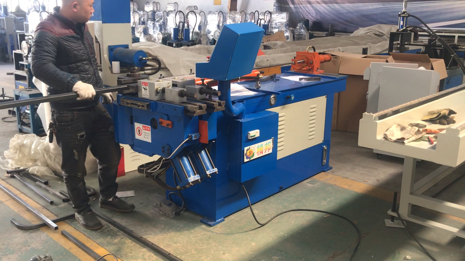 精邦机械#数控液压弯管机#不锈钢弯管机#电动弯管机#铁管弯管