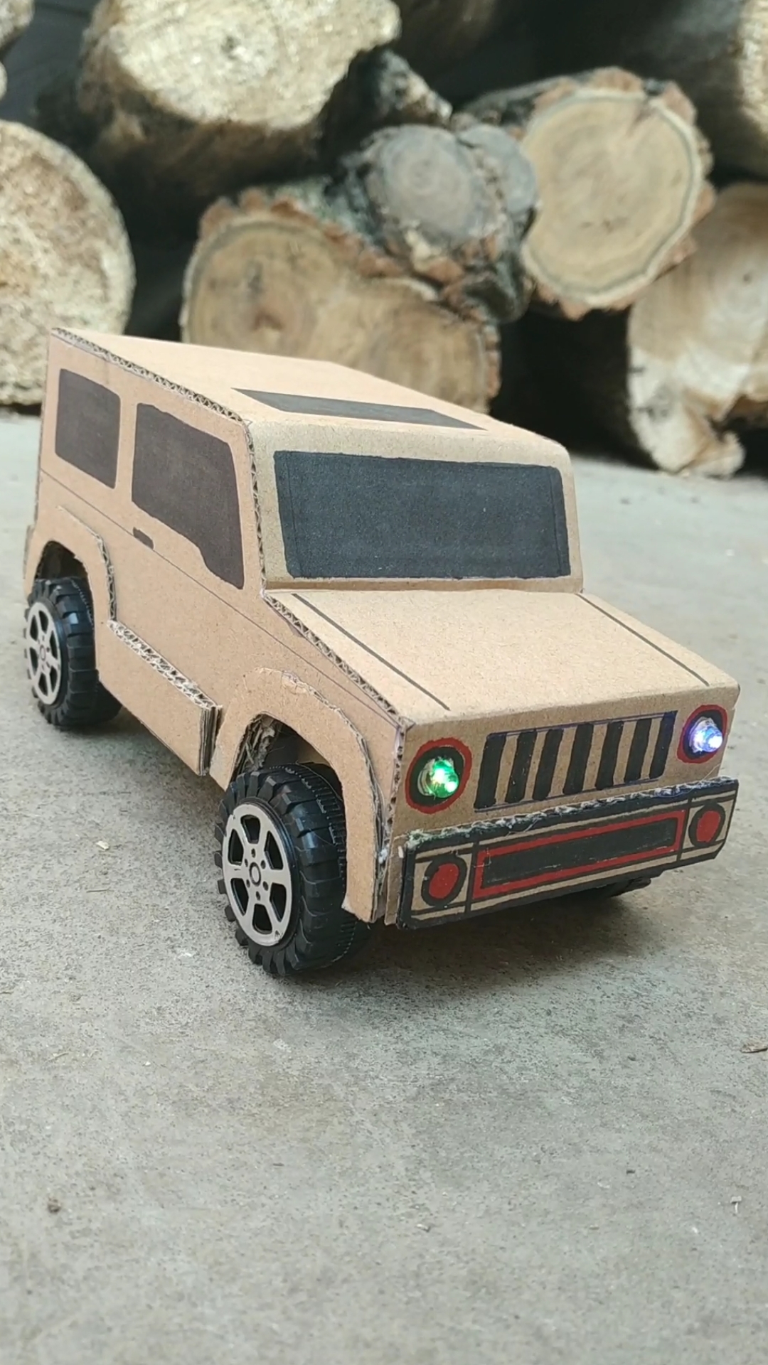 手工制作#零成本造吉普