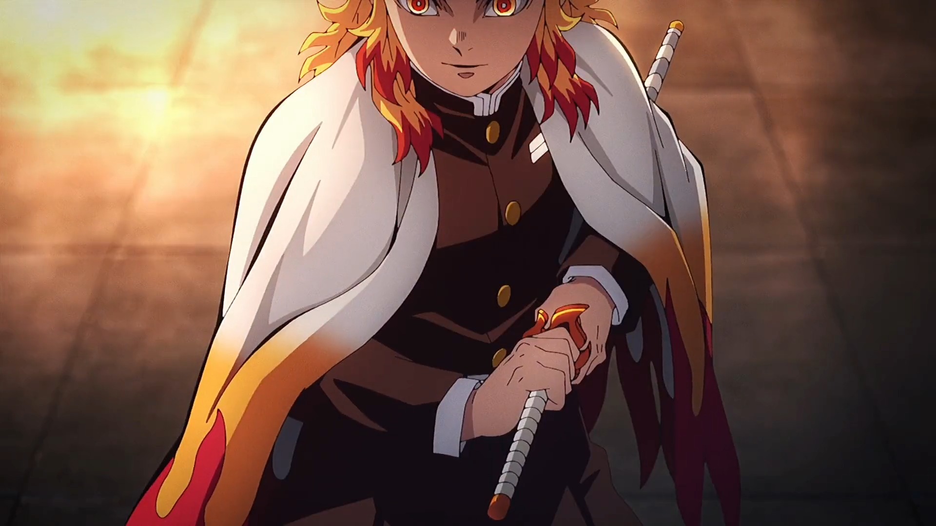 动漫#炎柱他爹那时候,是多么的意气风发,炎柱要是不下线就好了!