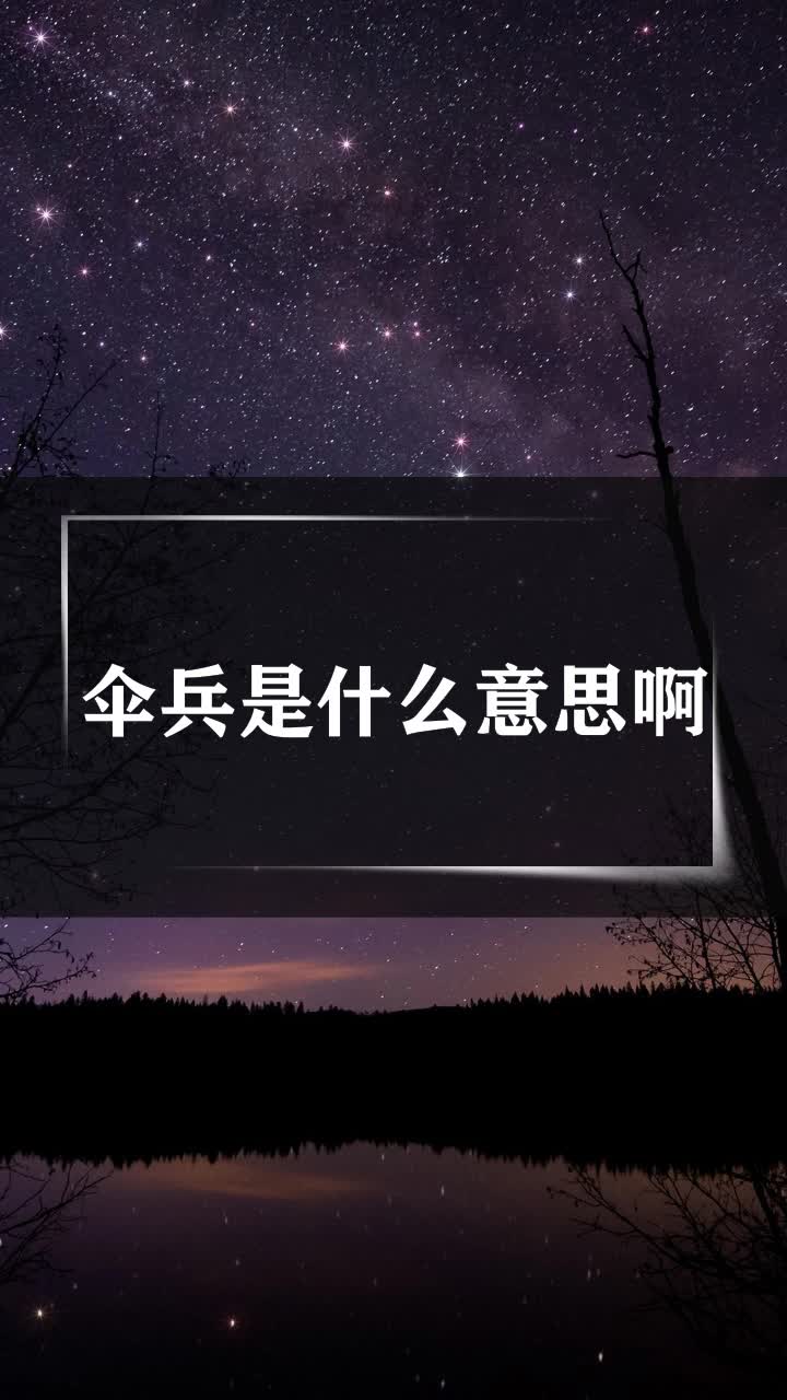 伞兵是什么意思啊