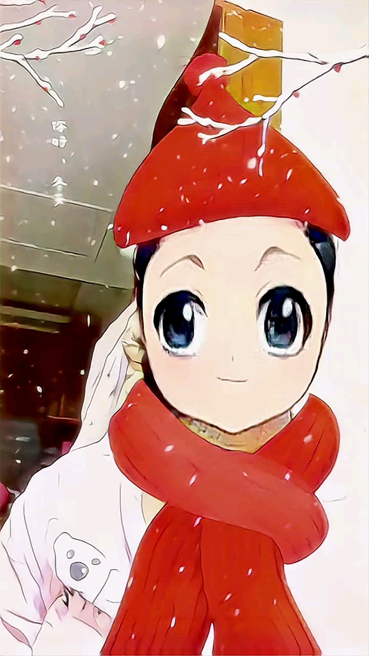 一键动漫#大眼瞪小眼