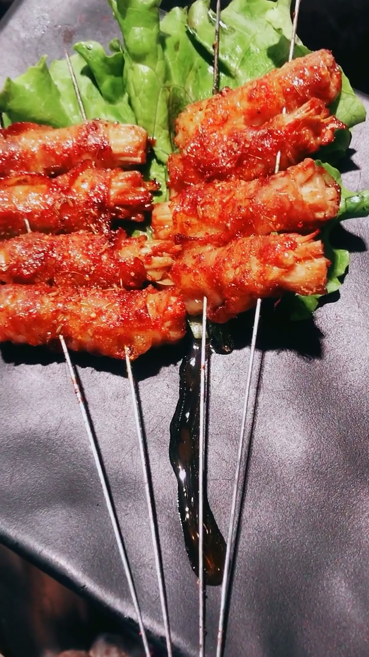 我要上热门#碳烤五花肉金针菇