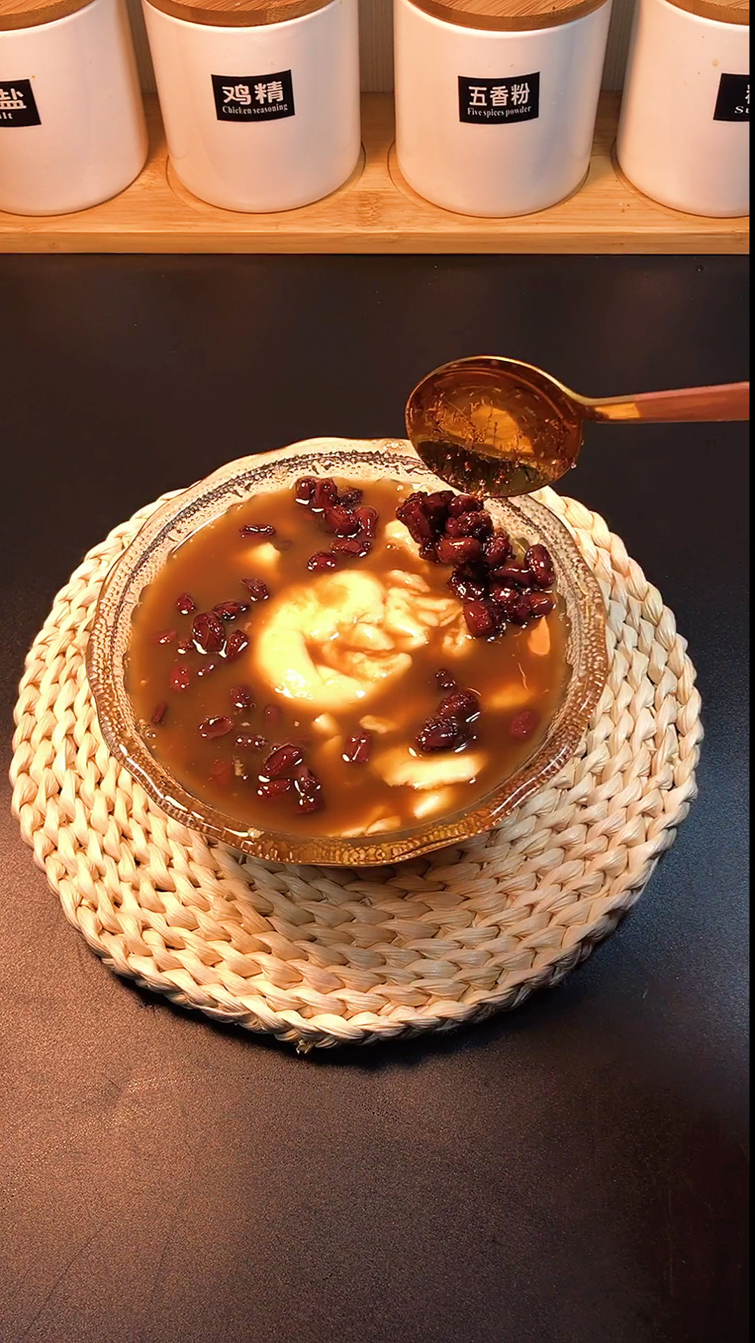 美食记#糯叽叽的红糖水麻薯