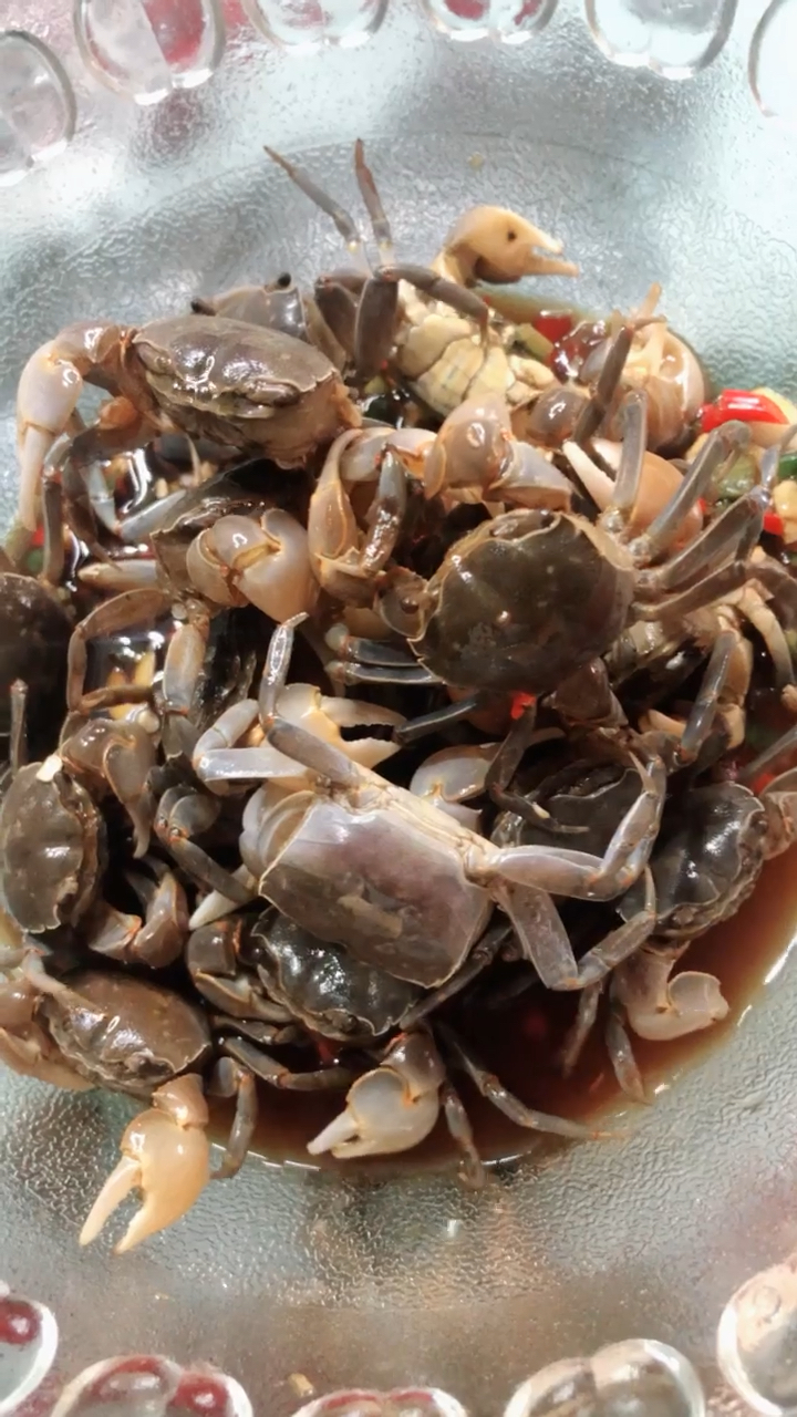 呛发财蟹下酒小菜