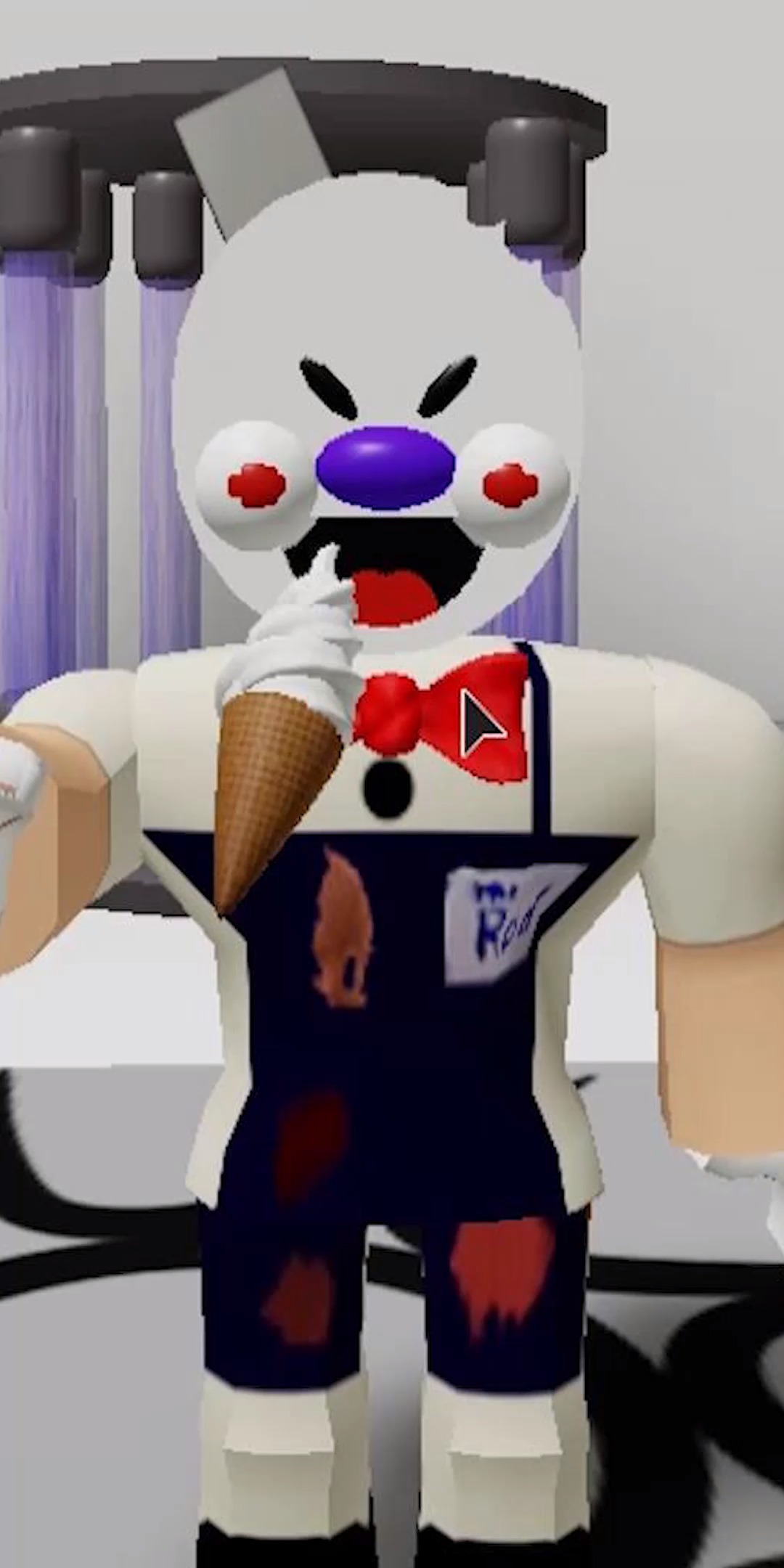 游戏#rbolox冰淇淋联机版:罗德吃了自己的冰淇淋,还坐在沙发上!