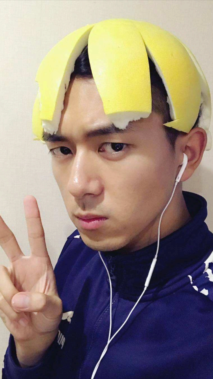 现男友也有可爱的一面!