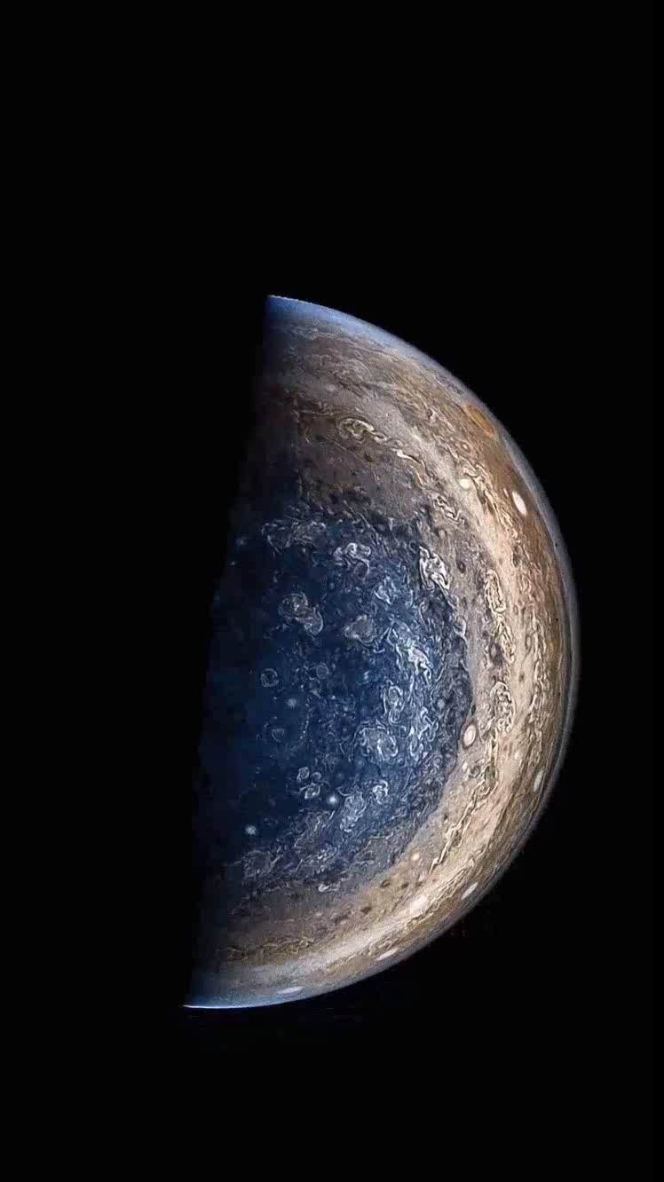 近距离拍摄木星!只能用震撼来形容