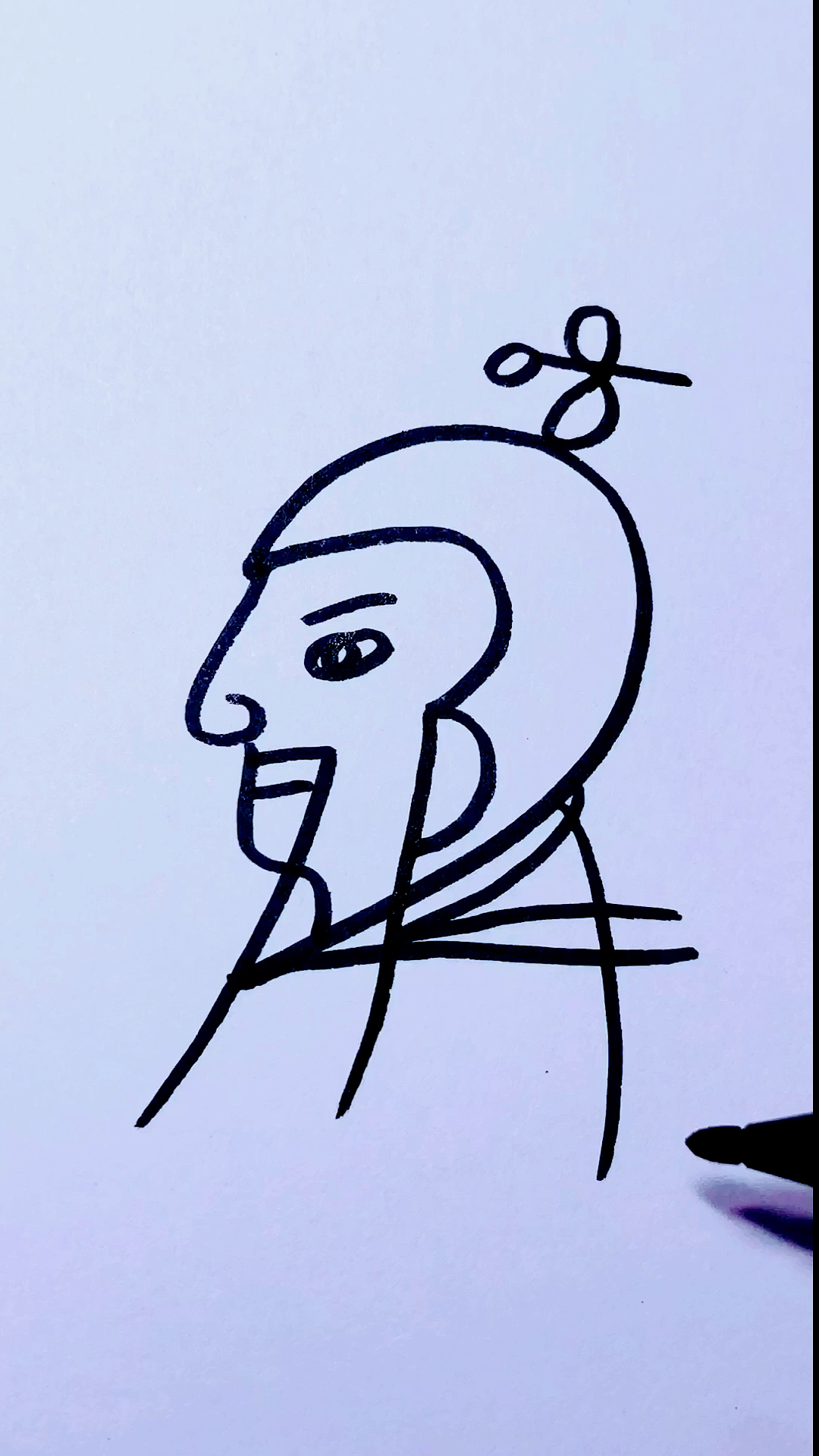 我要上热门#数字1-10画古代人