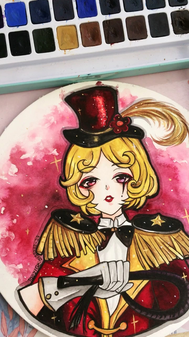 手绘#舞女-驯兽师