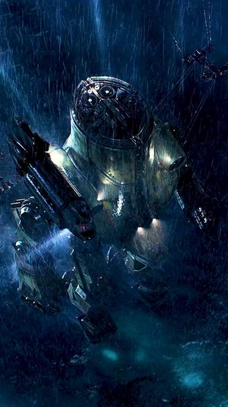 环太平洋#机甲战神切诺阿尔法,被直升机吊起直接扔海里,可怜的大帅哥